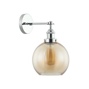 PESINI6W - Interior Swing Arm Glass with Antique Brass/ PESINI6W