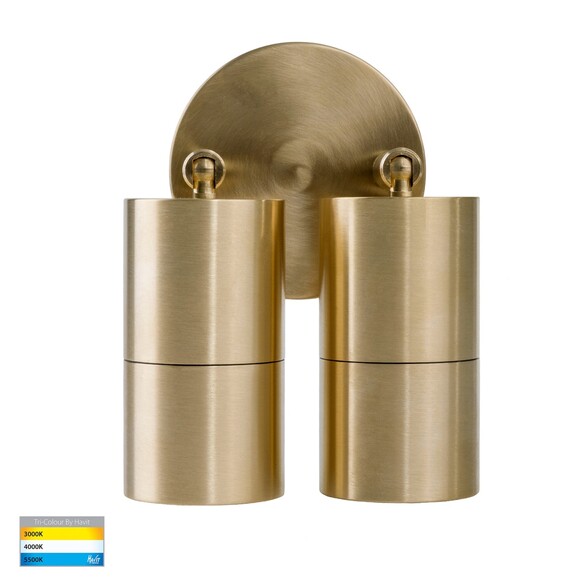 HV1357GU10T - Tivah Solid Brass TRI Colour Double HV1357GU10T