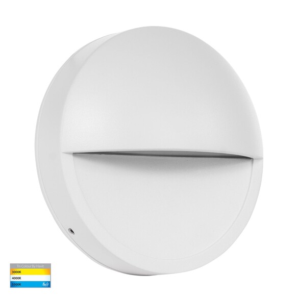 HV2929T-WHT-12V - Veko White Step Lights with HV2929T-WHT-12V
