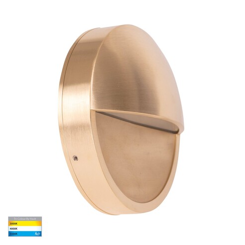HV2929T-BR-12V - Veko Solid Brass Step Lights HV2929T-BR-12V