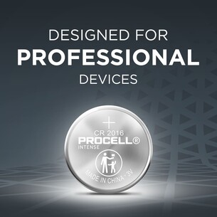 Procell Intense CR2016 Lithium Coin Cell 5-Pack (Trade Tray)BAT-CR2016-5PK