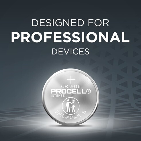 Procell Intense CR2016 Lithium Coin Cell 5-Pack BAT-CR2016-5PK