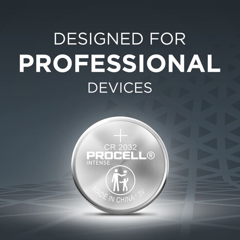 Procell Intense CR2032 Lithium Coin Cell 5-Pack BAT-CR2032-5018362-5PK