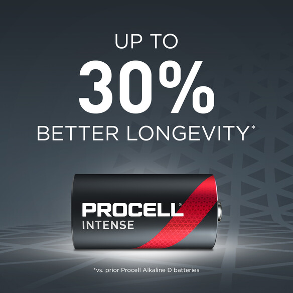 Procell Intense D Battery 12-Pack (Trade Tray)