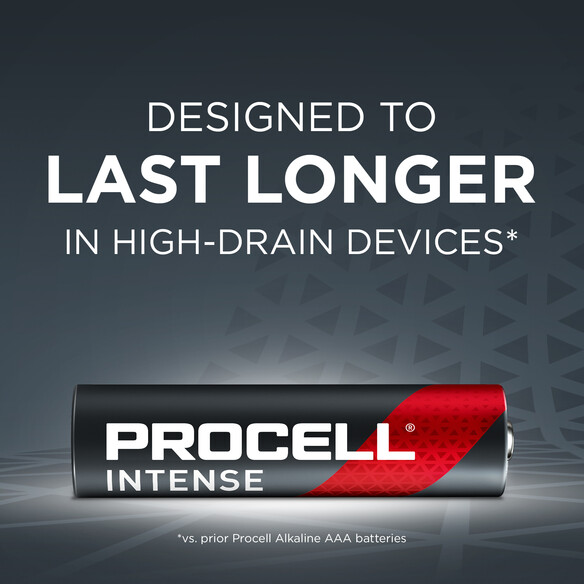 Procell Intense AAA Battery 24-Pack (Trade Tray)