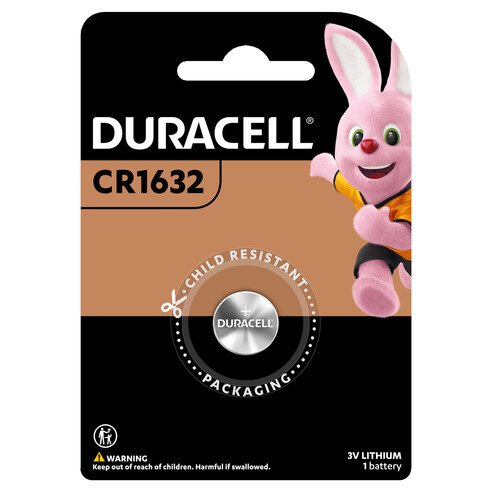 Duracell Lithium CR1632 Coin Cell 10-Pack (Inner BAT-DUR-DC1632-1-10PK