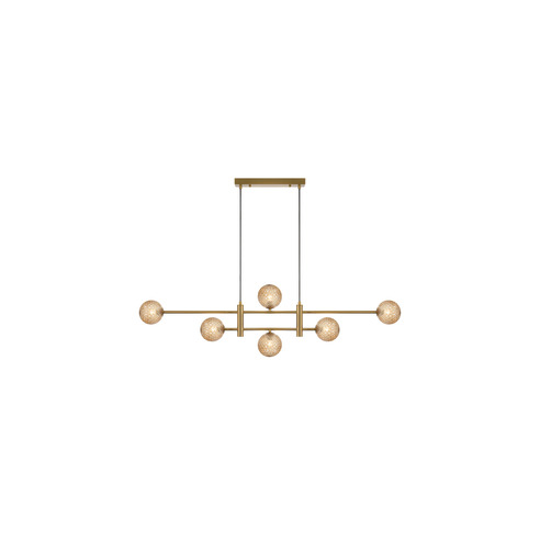 TYSON PE06-AGAMT - TYSON 6 LIGHT PENDANT ANTIQUE TYSON PE06-AGAMT