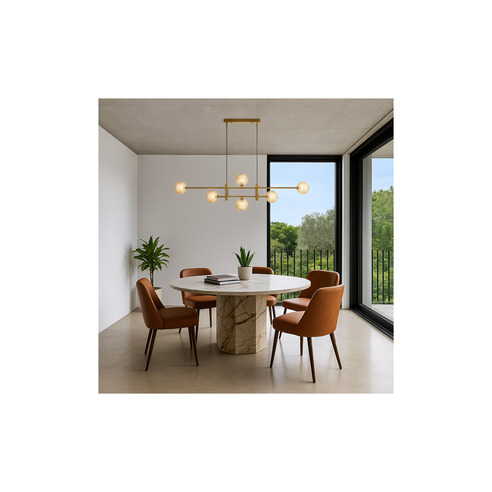 TYSON PE06-AGAMT - TYSON 6 LIGHT PENDANT ANTIQUE TYSON PE06-AGAMT