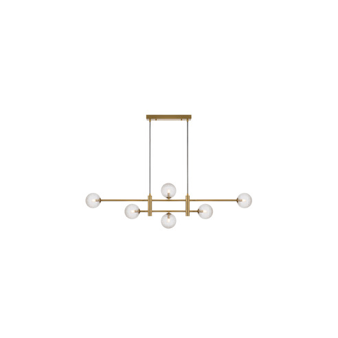TYSON PE06-AGCLP - TYSON 6 LIGHT PENDANT ANTIQUE TYSON PE06-AGCLP