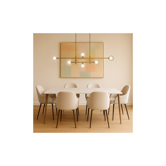 TYSON PE06-AGFRT - TYSON 6 LIGHT PENDANT ANTIQUE TYSON PE06-AGFRT