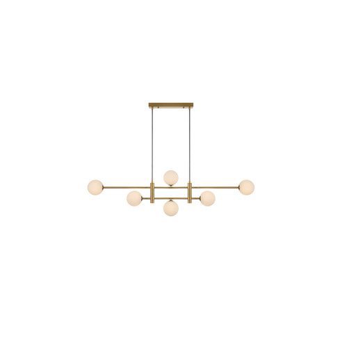TYSON PE06-AGOM - TYSON 6 LIGHT PENDANT ANTIQUE TYSON PE06-AGOM