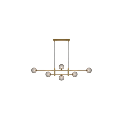 TYSON PE06-AGSMT - TYSON 6 LIGHT PENDANT ANTIQUE TYSON PE06-AGSMT