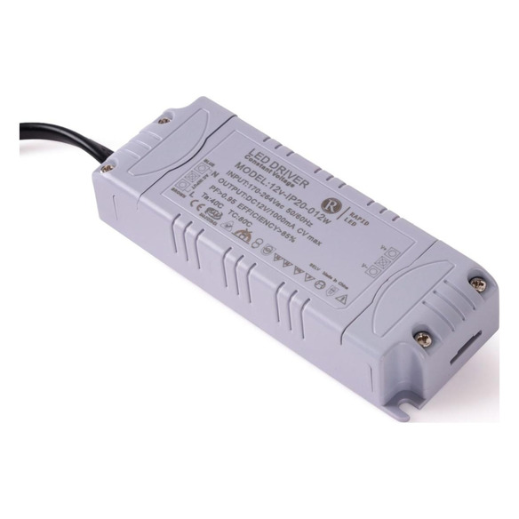 12v-IP20-012w - R2912 12W, 12VDC LED Driver, IP20