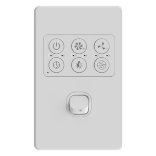 CAL-WCK-SO1-WH - Wall controller to suit Clayfield fansCAL-WCK-SO1-WH