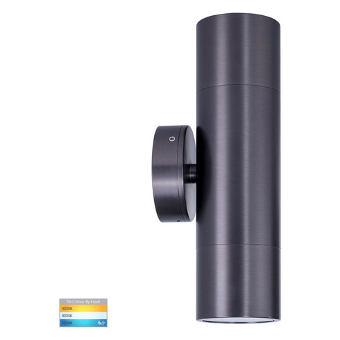 HV1077GU10T - Tivah Solid Brass Graphite Coloured HV1077GU10T
