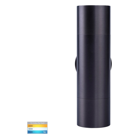 HV1077GU10T - Tivah Solid Brass Graphite Coloured HV1077GU10T