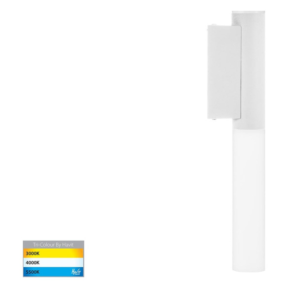 HV10922T-WHT - Akril Aluminium White 2 Light Wall HV10922T-WHT