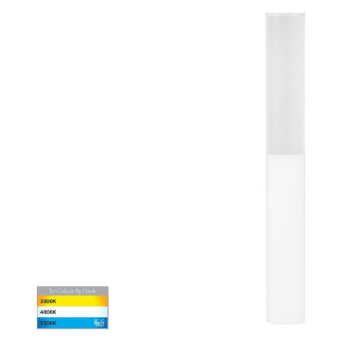 HV10922T-WHT - Akril Aluminium White 2 Light Wall HV10922T-WHT