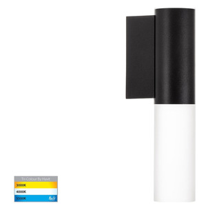 HV10932T-BLK - Akril Aluminium Black 2 Light Wall LightHV10932T-BLK 2