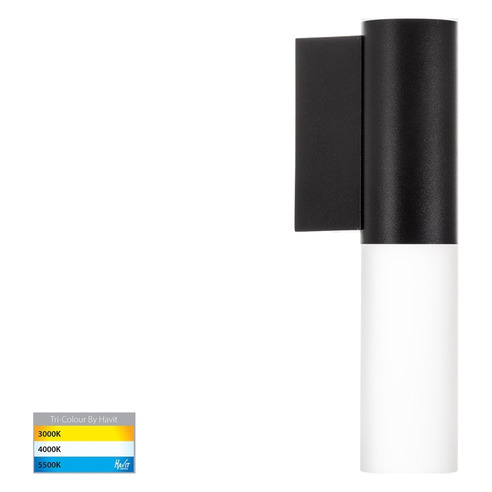 HV10932T-BLK - Akril Aluminium Black 2 Light Wall HV10932T-BLK