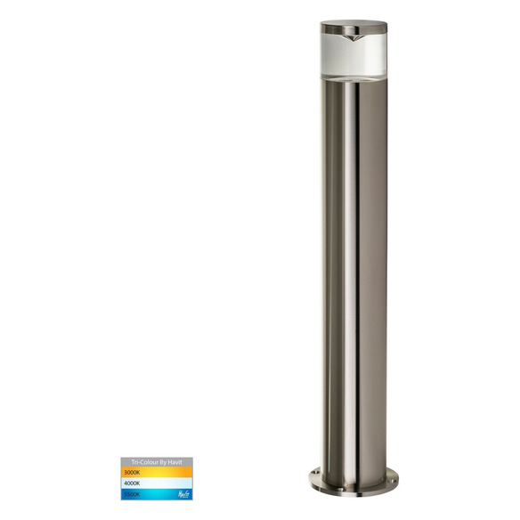 HV1601T-SS316 - HIGHLITE 316 Stainless Steel Bollard - 445mm