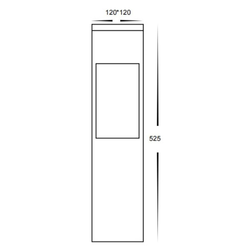 HV1630T-BLK-24V-SQ - Square | HV1630T-BLK-24V-SQ