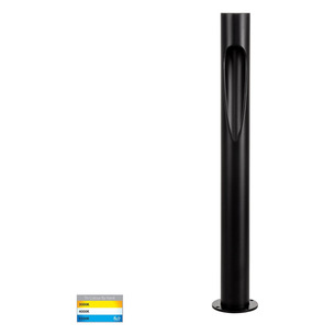 HV1660T-BLK-240V - Fedor Aluminium Black 600mm Round LED HV1660T-BLK-240V