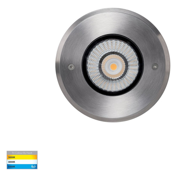 HV1831-F-SH - 12V | HV1831T-240V - Klip 316 Stainless Steel 7W LED Inground Light