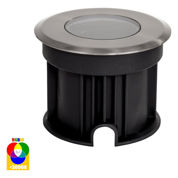 HV1841RGBW - Split 316 Stainless Steel 3W RGBW LED Inground Light
