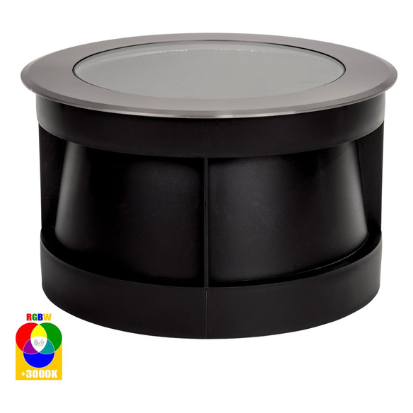 HV1845RGBW - Split 316 Stainless Steel 18W RGBW LED Inground Light