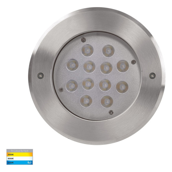 HV1847-F-SH - Split 316 Stainless Steel 24W LED Inground Light