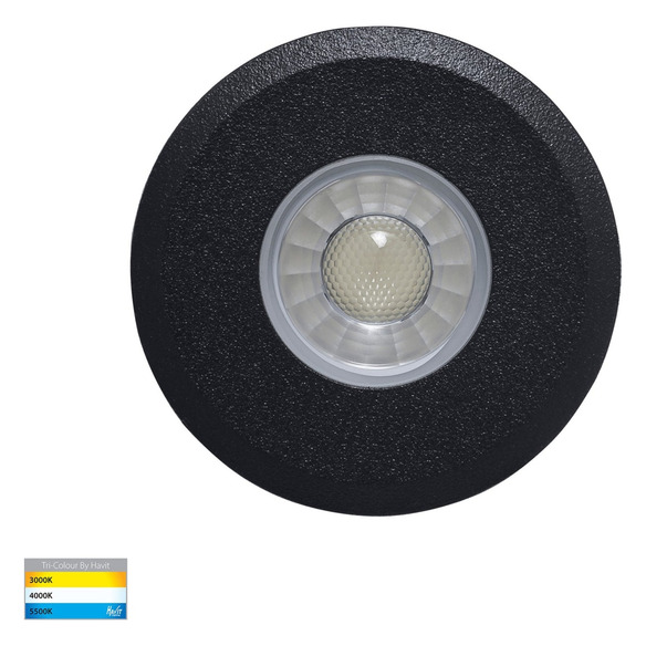 HV2881T-BLK-12V - Elite Black Aluminium LED Deck or Inground Lights