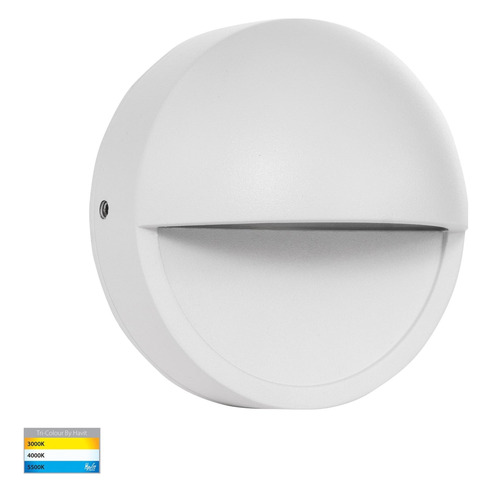 HV2928T-WHT-240V - Veko White Step Lights with HV2928T-WHT-240V