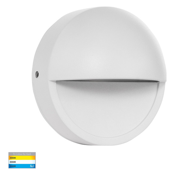 HV2928T-WHT-240V - Veko White Step Lights with HV2928T-WHT-240V