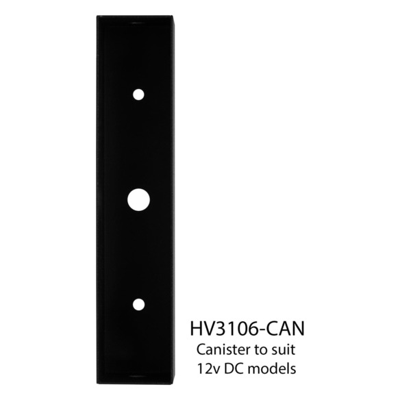 HV3106T-BLK-240V - Paso Black Recessed LED Step Light