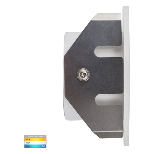 HV3205T-WHT-12V - Reces White Round TRI Colour HV3205T-WHT-12V