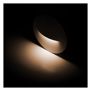 HV3227T-WHT-12V - Lisca Aluminium White Round LED Wall LightHV3227T-WHT-12V 2