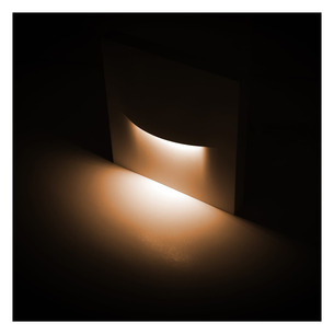 HV3228T-BLK-12V - Lisca Aluminium Black Square LED Wall HV3228T-BLK-12V