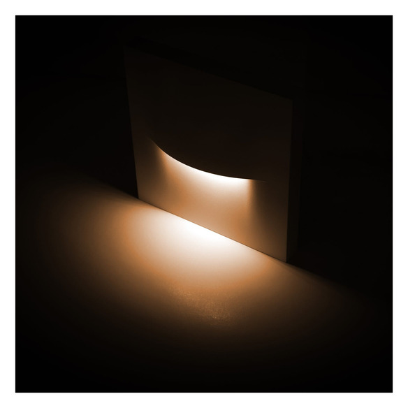 HV3228T-BLK-240V - Lisca Aluminium Black Square LED Wall Light