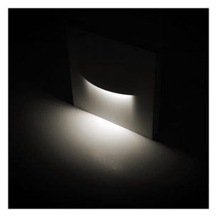 HV3228T-WHT-240V - Lisca Aluminium White Square LED Wall HV3228T-WHT-240V 2