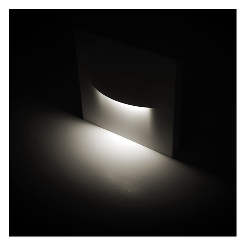 HV3228T-WHT-240V - Lisca Aluminium White Square HV3228T-WHT-240V