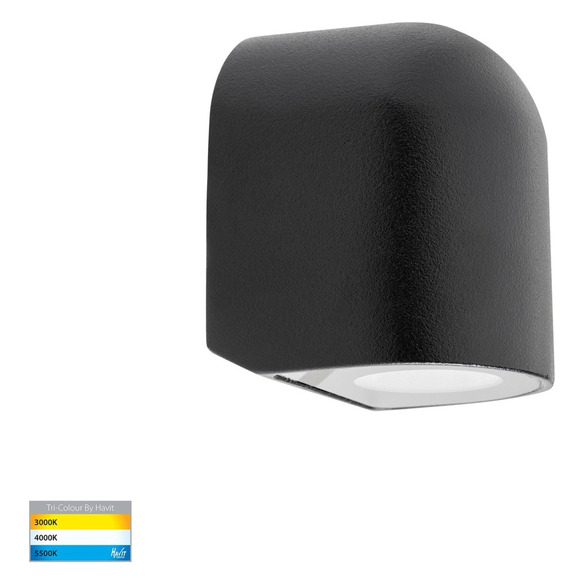 HV3284T-BLK-12V - Patra Black Surface Mounted LED Wall Light