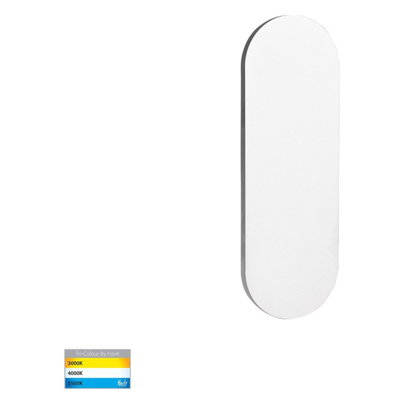 HV3561T-WHT - Barline Shadow Aluminium White 300mm Wall Light