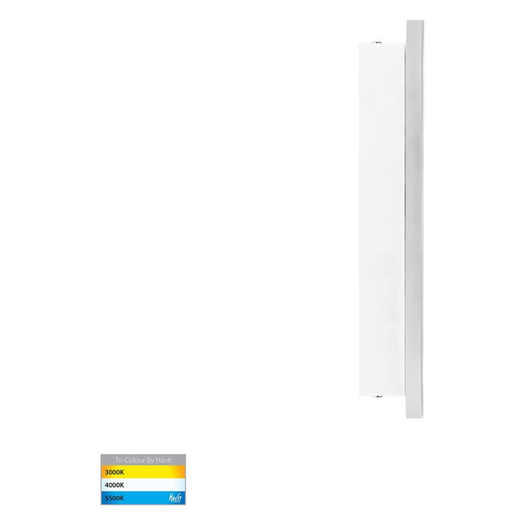 HV3561T-WHT - Barline Shadow Aluminium White HV3561T-WHT