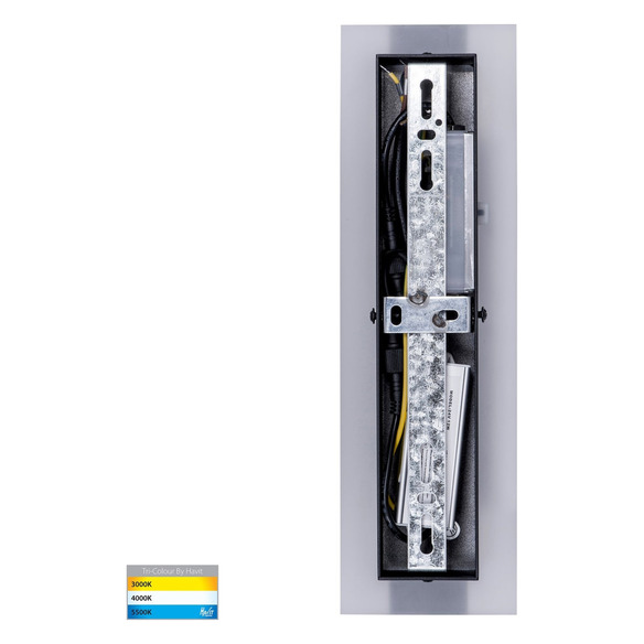 HV3571T-BLK-24V - Barline Shadow Aluminium Black HV3571T-BLK-24V