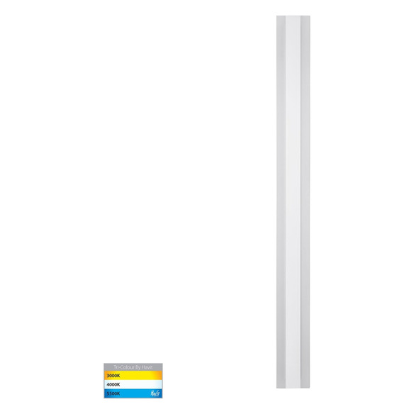 HV3584T-WHT - HV3584T-White - Barline Aluminium White 1000mm Wall Light