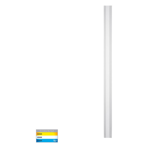 HV3586T-WHT - HV3586T-White - Barline Aluminium White 1500mm Wall Light