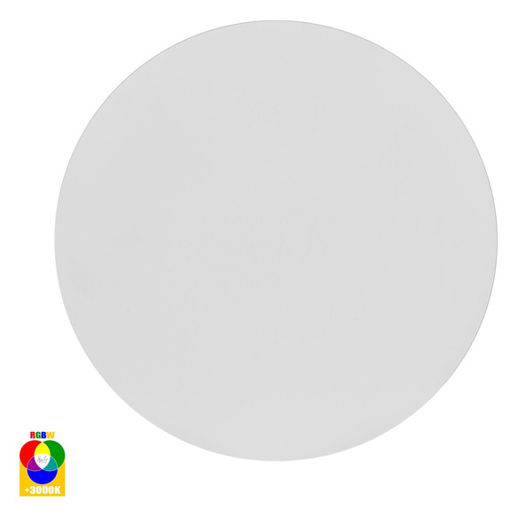 HV3593RGBW-WHT - HV3593RGBW-White - Halo White RGBW LED Wall Light
