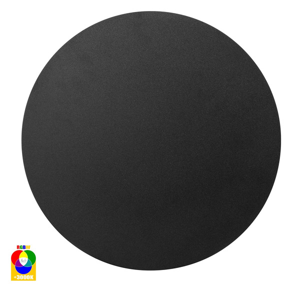 HV3594RGBW-BLK - HV3594RGBW-Black - Halo Black RGBW LED Wall Light