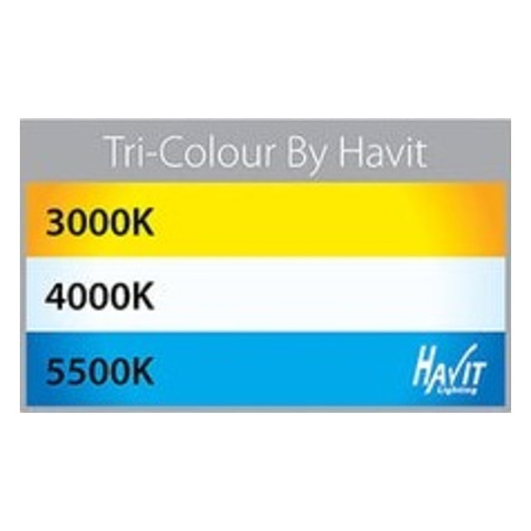 HV3594T-WHT - HV3594T-White - Halo White TRI Colour LED Wall Light